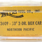 Atlas 3609 N Northern Pacific 50' Double Door Boxcar #39650 LN/Box