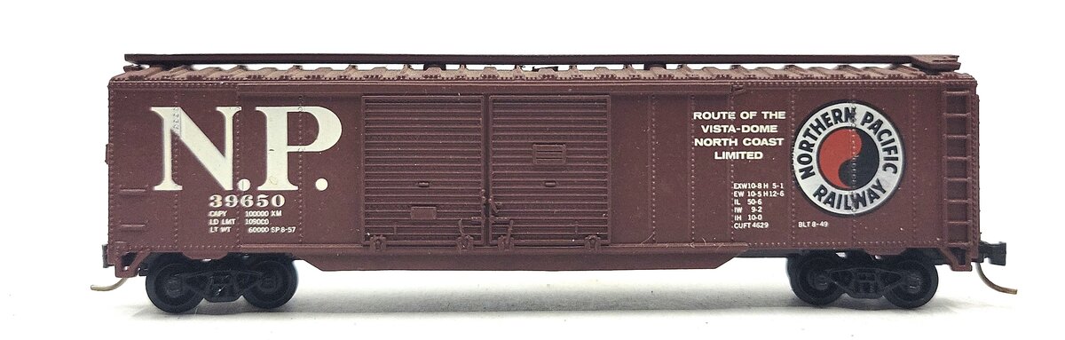 Atlas 3609 N Northern Pacific 50' Double Door Boxcar #39650 LN/Box