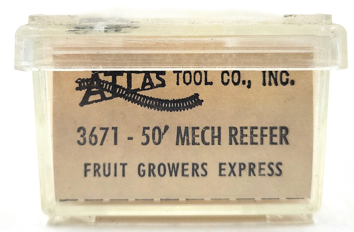 Atlas 3671 N Scale Fruit Growers Express 50' Mechanical Reefer #10000 LN/Box