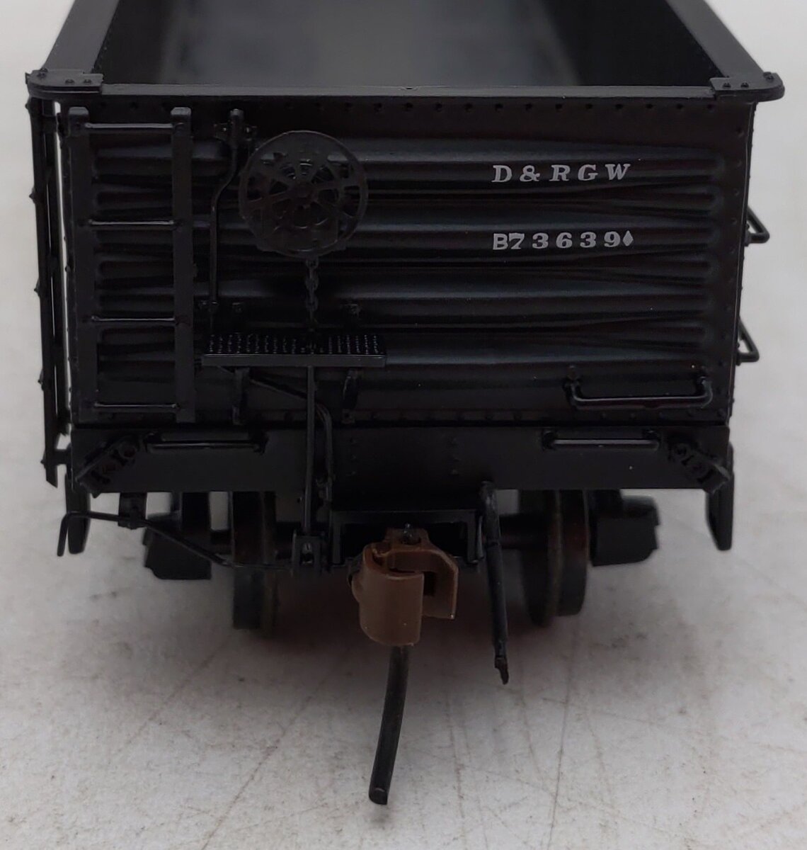 Red Caboose 35018-19 HO Scale D&RGW Steel Side Gondola #73639 EX/Box