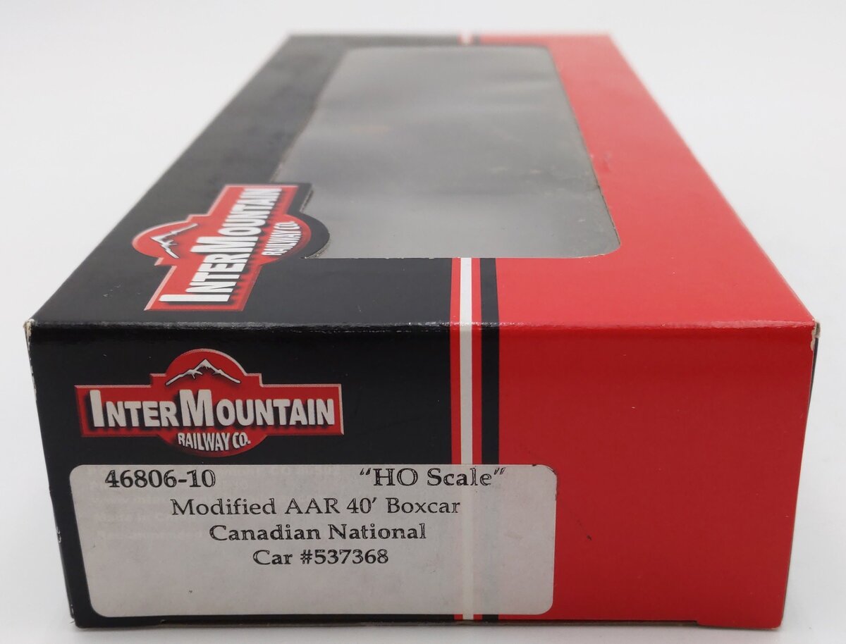 InterMountain 46806-10 HO Scale Canadian National AAR 40' Boxcar #537368 LN/Box