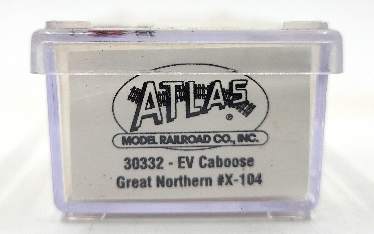 Atlas 30332 N Scale Great Northern EV Caboose #X104 LN/Box