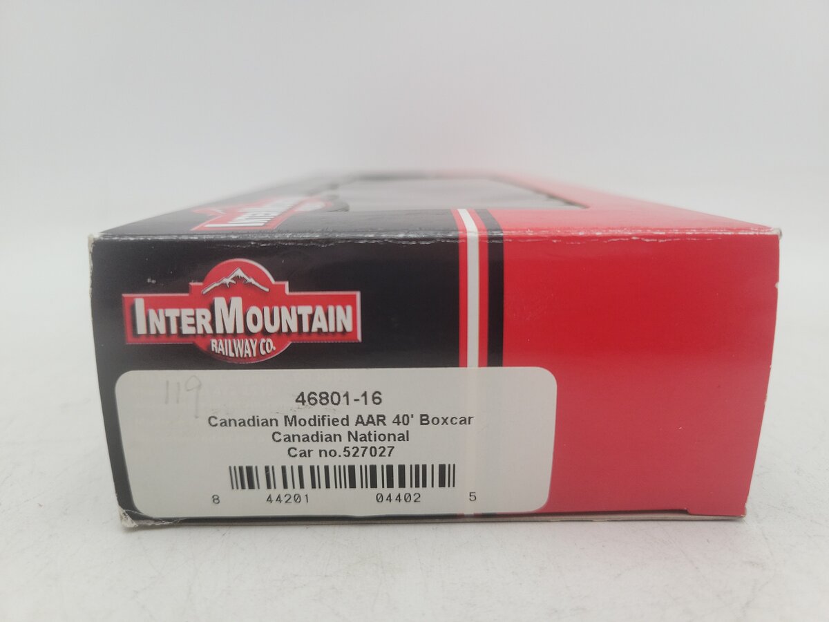InterMountain 46801-16 HO Scale Canadian National AAR 40' Boxcar #527027 LN/Box