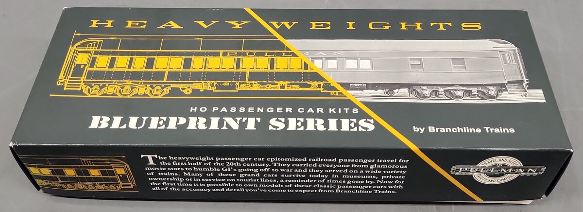 Branchline 5235 HO Scale 10-1-2 Pullman Sleeper Illinois Central Lake Ferguson EX/Box