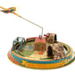 Marx Vintage Tin Litho "Honeymoon Express" Wind-up Toy