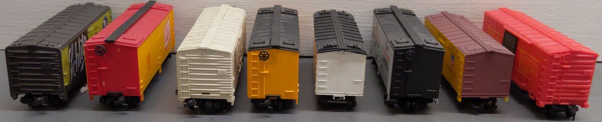 HO Scale Assorted Boxcars #93391 #5003 #247 #6012 #1020 #9024 #0366 [8] VG