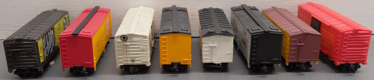 HO Scale Assorted Boxcars #93391 #5003 #247 #6012 #1020 #9024 #0366 [8] VG