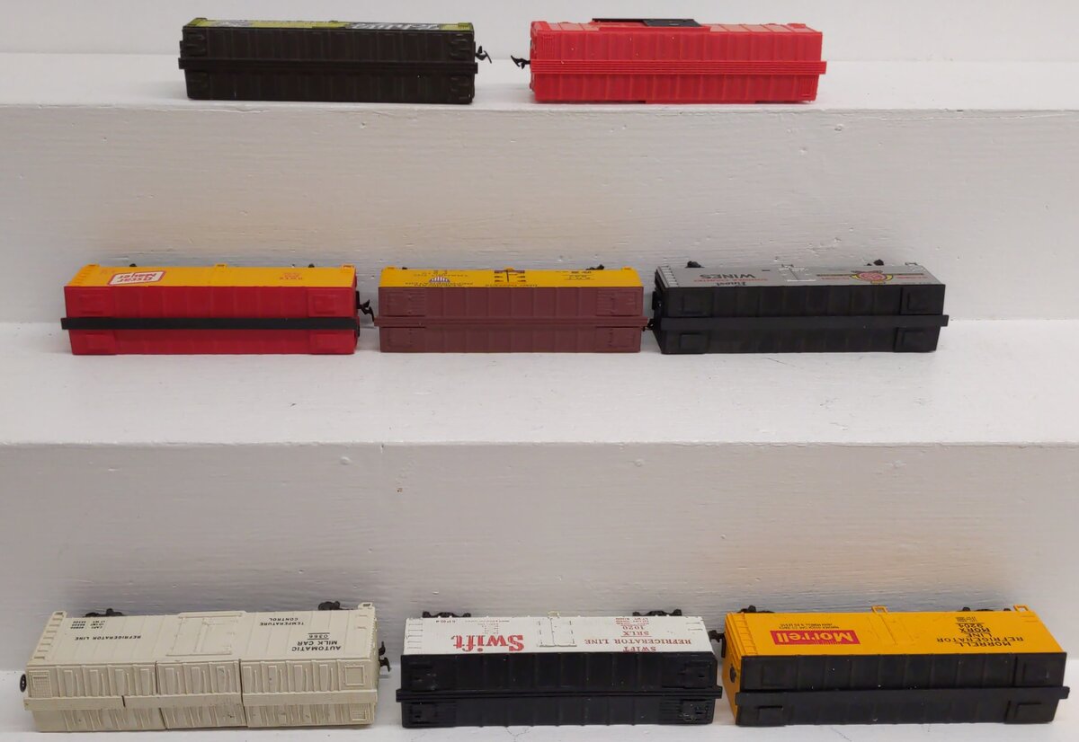 HO Scale Assorted Boxcars #93391 #5003 #247 #6012 #1020 #9024 #0366 [8] VG
