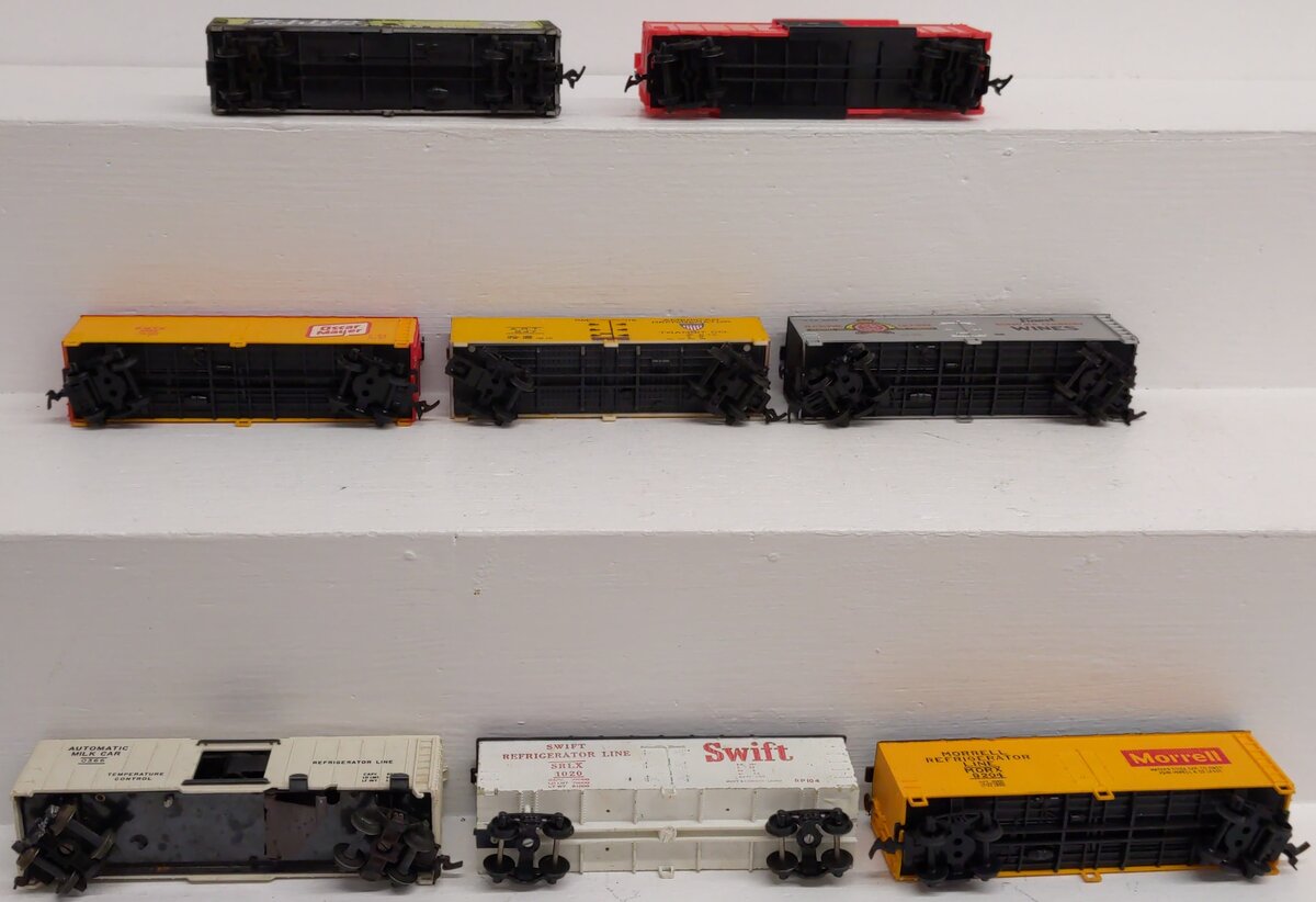 HO Scale Assorted Boxcars #93391 #5003 #247 #6012 #1020 #9024 #0366 [8] VG