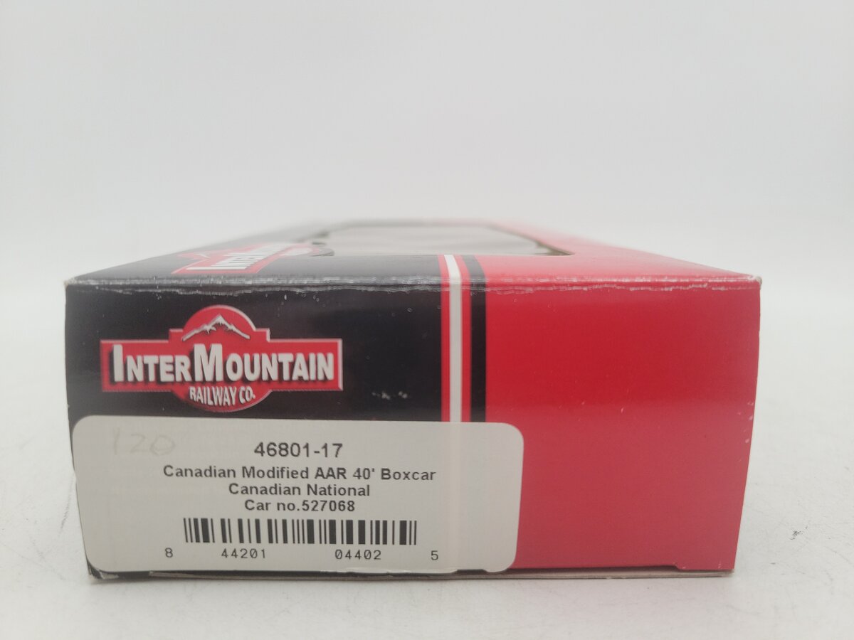 InterMountain 46801-17 HO Scale Canadian National AAR 40' Boxcar #527068 EX/Box
