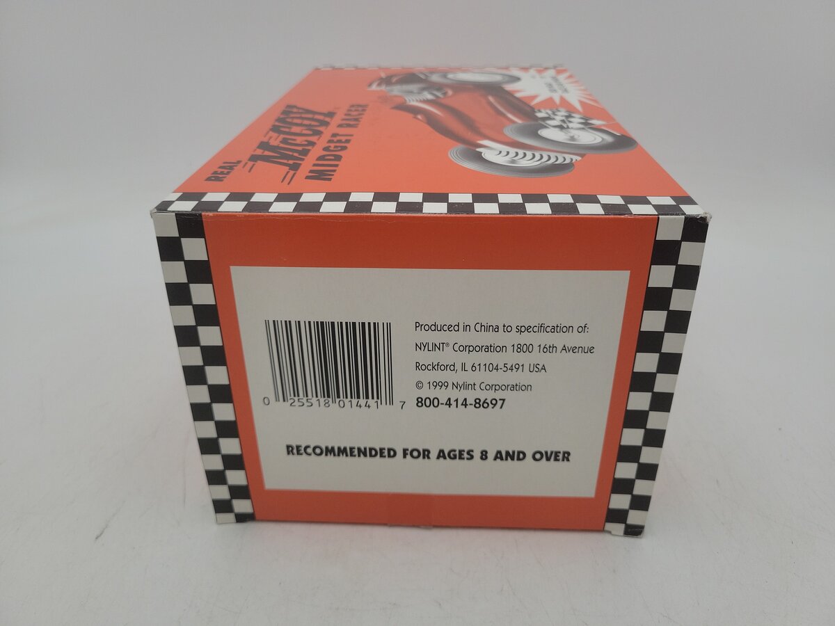 Nylint 2396 Real McCoy Midget Red Head Race Car Engine Limited Edition #1877 EX/Box