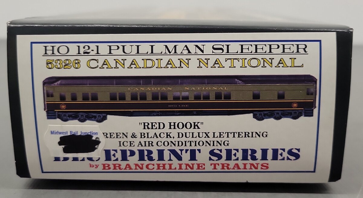 Branchline Trains 5326 12-1 Sleeper Canadian National Red Hook EX/Box