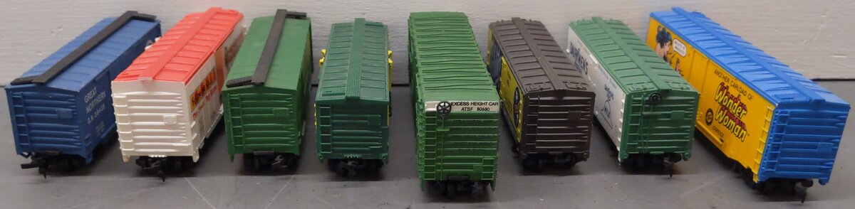 HO Scale Assorted Boxcars #39402, #80680, #20033, #72904, #93391 [7] EX