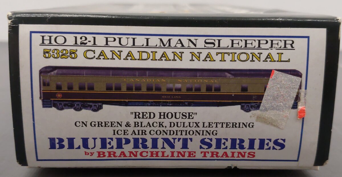 Branchline Trains 5325 12-1 Sleeper Canadian National Red House EX/Box