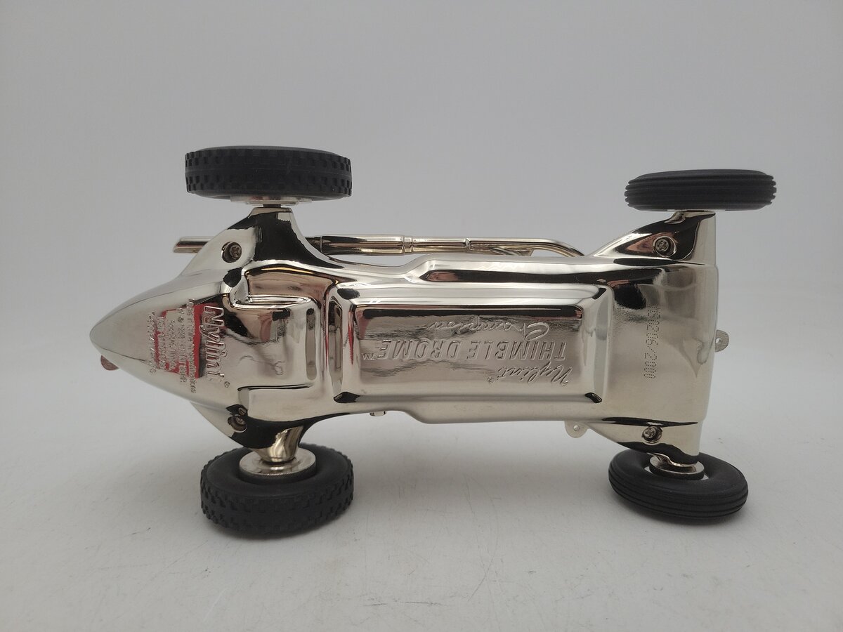 Nylint 0206 Chrome Thimble Drome Champion Race Car 2000 Millennium Limited Ed EX/Box