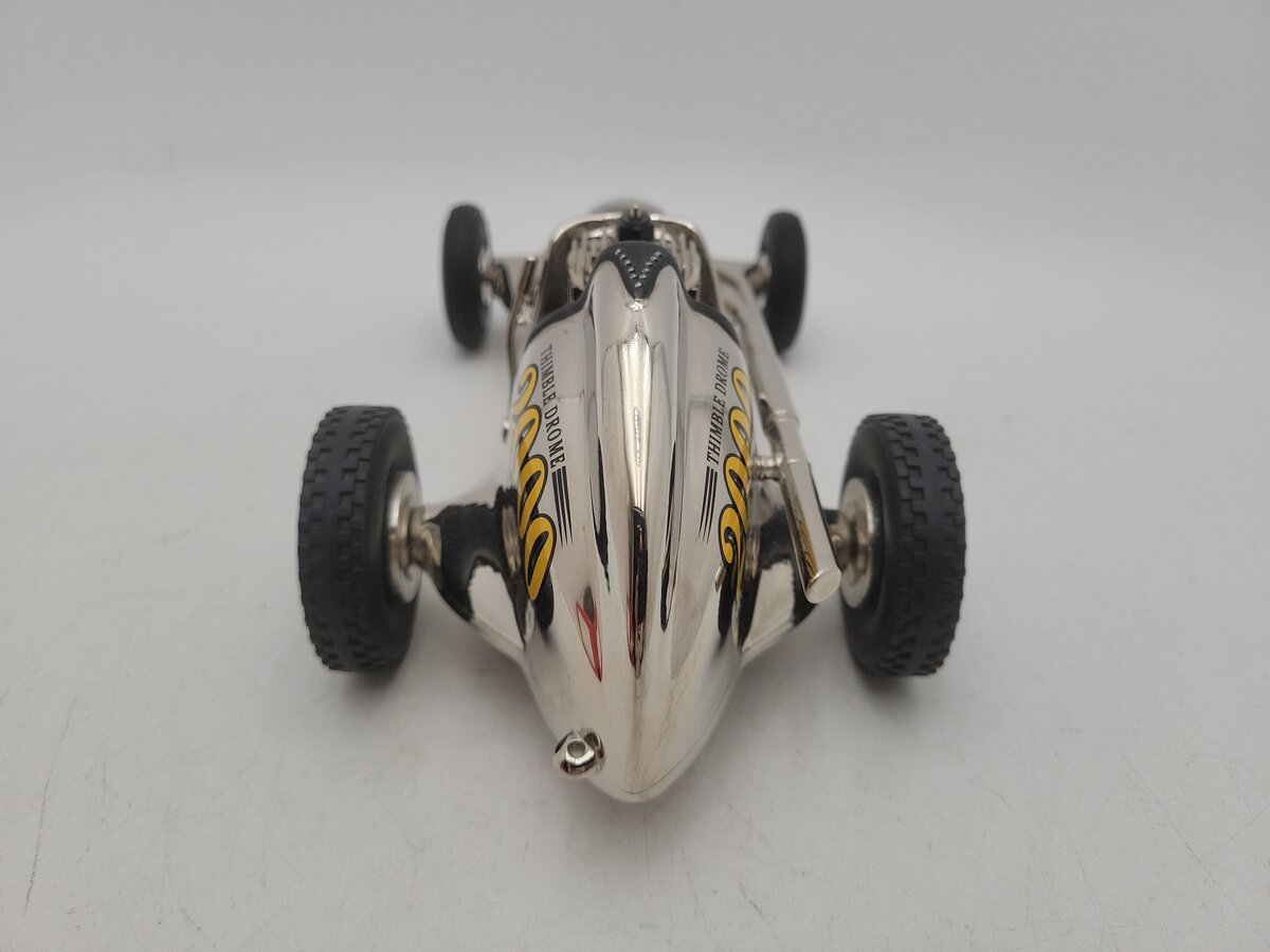 Nylint 0206 Chrome Thimble Drome Champion Race Car 2000 Millennium Limited Ed EX/Box