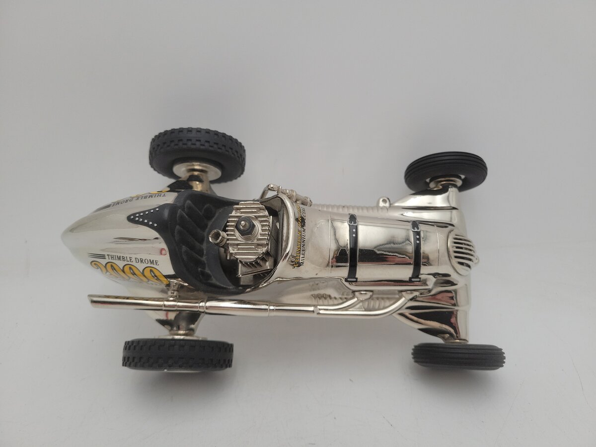 Nylint 0206 Chrome Thimble Drome Champion Race Car 2000 Millennium Limited Ed EX/Box