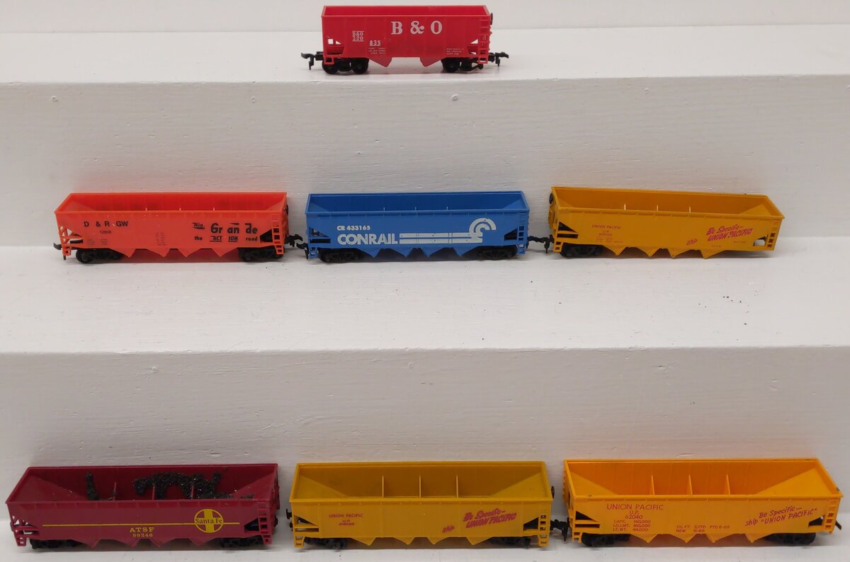 HO Scale Assorted Hopper Cars #518125, #433165, #12856, #320, #518125 #62040 [7] EX