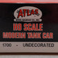 Atlas 1700 HO Scale Undecorated Tank Car VG/Box