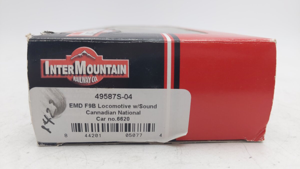 InterMountain 49587S-04 HO Scale Canadian National Powered B Unit #6620 w/DCC EX/Box