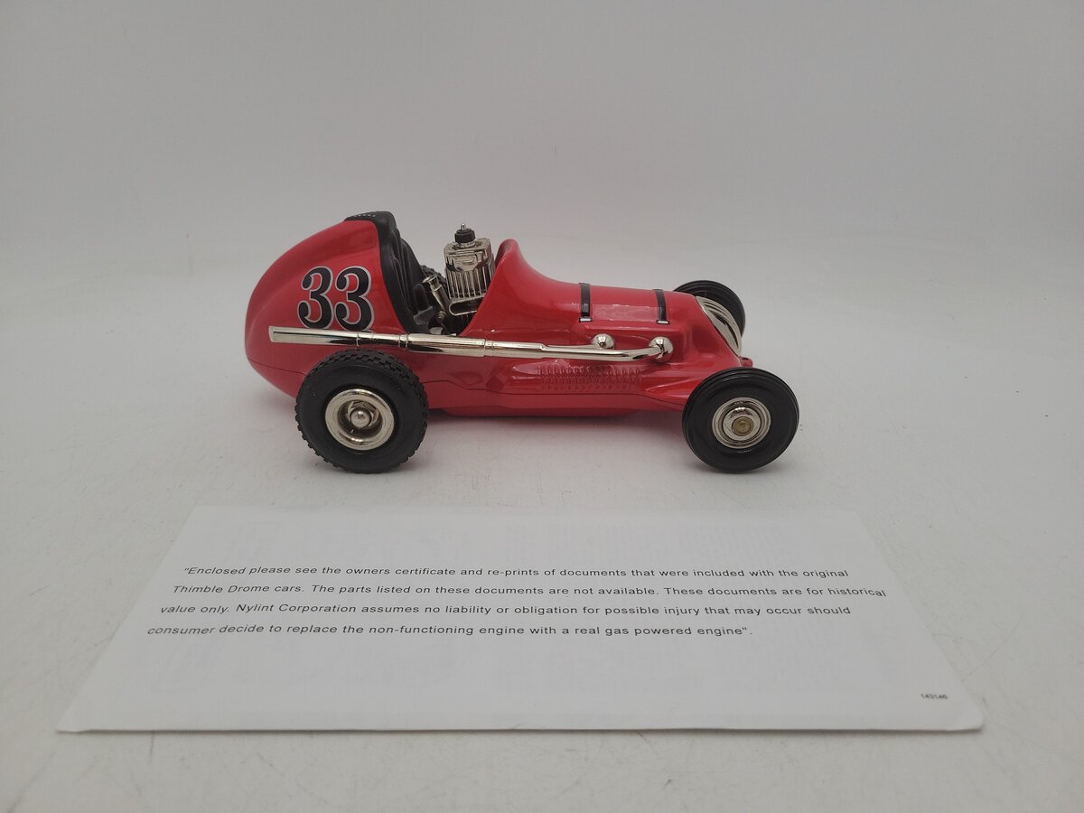 Nylint 0950 Red Thimble Drome Champion Midget Race Car #33 Limited Edition EX/Box
