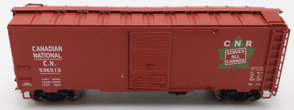 InterMountain 46806-09 HO Scale Canadian National AAR 40' Boxcar #536513 LN/Box