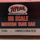 Atlas 1700 HO Scale Undecorated Tank Car/Box