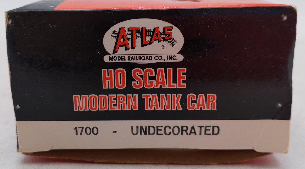 Atlas 1700 HO Scale Undecorated Tank Car/Box