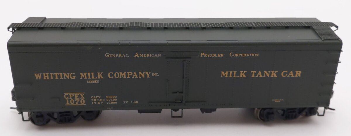 InterMountain 48206-01 HO Scale Whiting Company Milk Car #1070 EX/Box