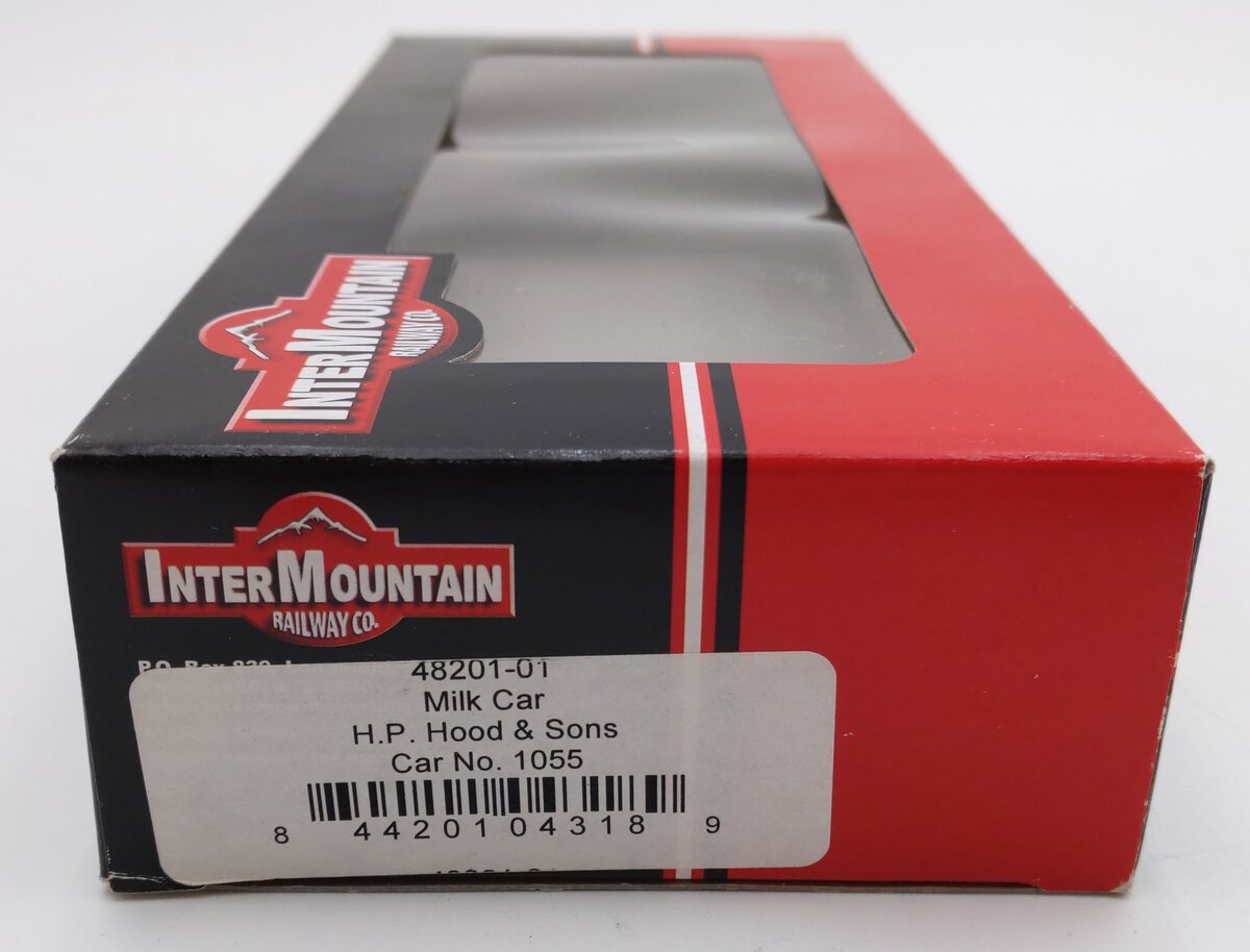 InterMountain 48201-01 HO Scale GPEX H.P. Hood & Sons Milk Car #1055 EX/Box