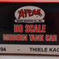 Atlas 1704 HO Scale Thiele Kaolin Co. Tank Car #78041 VG/Box