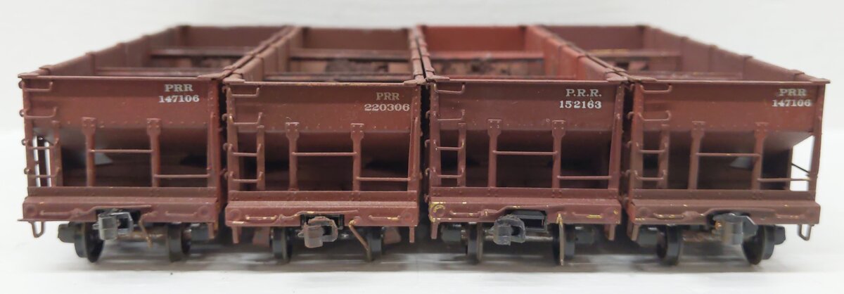 HO Scale BRASS CUSTOM Assorted Hopper Cars: 144140, 144402, 152163, 724306 [4]