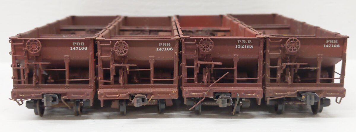 HO Scale BRASS CUSTOM Assorted Hopper Cars: 144140, 144402, 152163, 724306 [4]