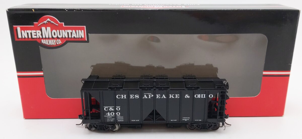 InterMountain 48601-01 HO Chesapeake & Ohio 1958 Cu Ft 2-Bay Hopper Car #400 LN/Box