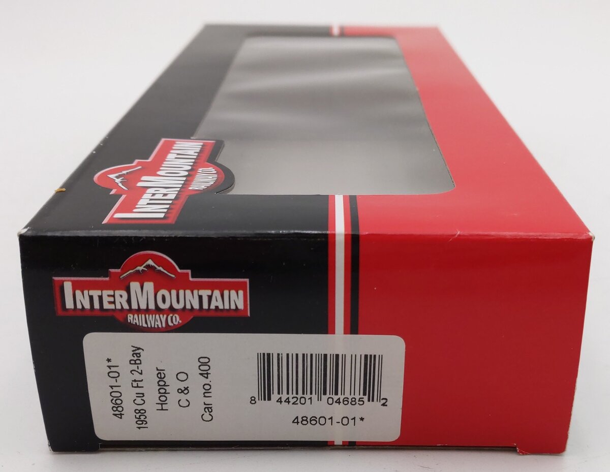 InterMountain 48601-01 HO Chesapeake & Ohio 1958 Cu Ft 2-Bay Hopper Car #400 LN/Box