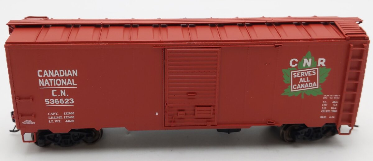 InterMountain 46806-03 HO Scale Canadian National AAR 40' Boxcar #536623 VG/Box