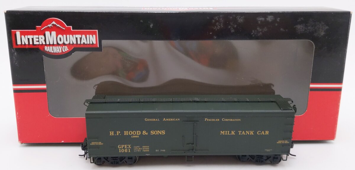 InterMountain 48201-03 HO Scale GPEX HP Hood & Sons Milk Car #1061 EX/Box