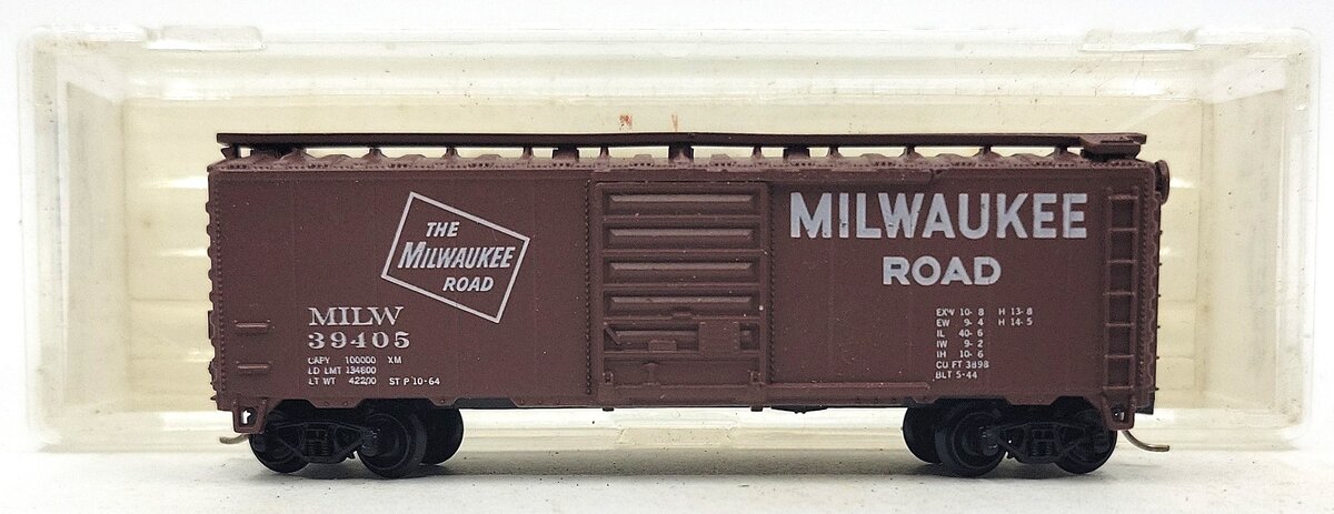 Atlas 3405 N Scale Milwaukee 40' Boxcar #39405 LN/Box