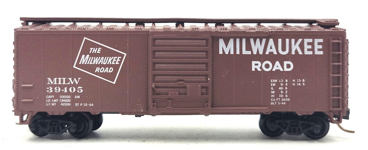 Atlas 3405 N Scale Milwaukee 40' Boxcar #39405 LN/Box