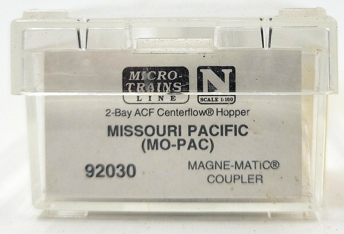 Micro-Trains 09200030 N Missouri Pacific 2-Bay ACF Centerflow Hopper #705735 LN/Box