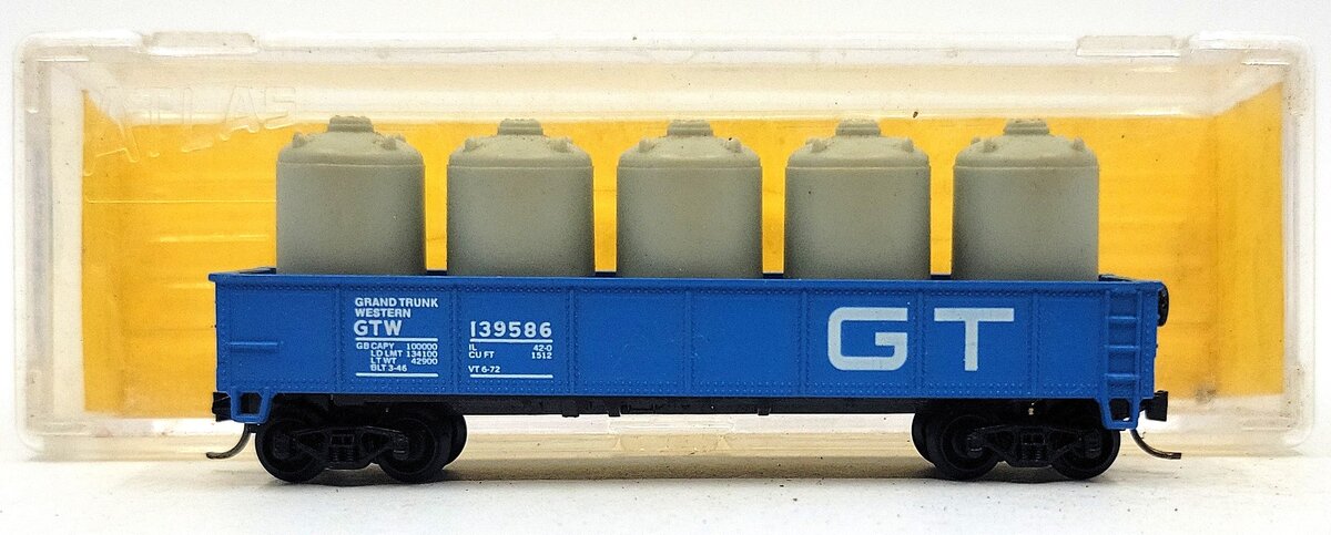 Atlas 3512 N Scale GT 42' Gondola w/ Load LN/Box