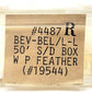 Life Like 4487 N Scale Western Pacific "Feather" 50' S/D Box Car #19544 EX/Box