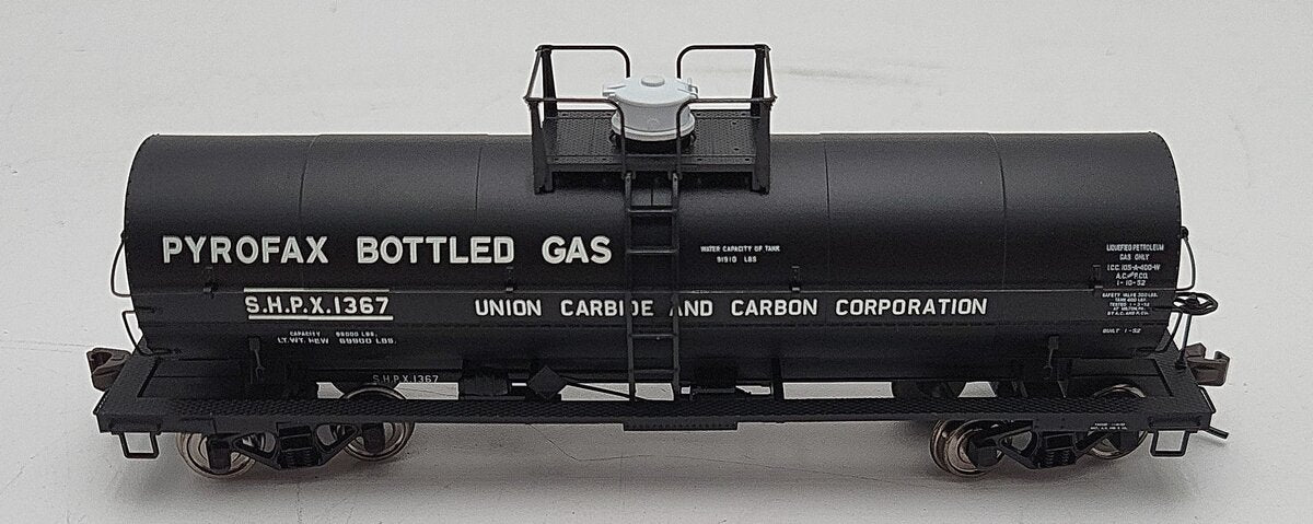 Atlas 1064-2 HO Scale Pyrofax Bottled Gas 11,000 Gallon Tank Car #1367 LN/Box