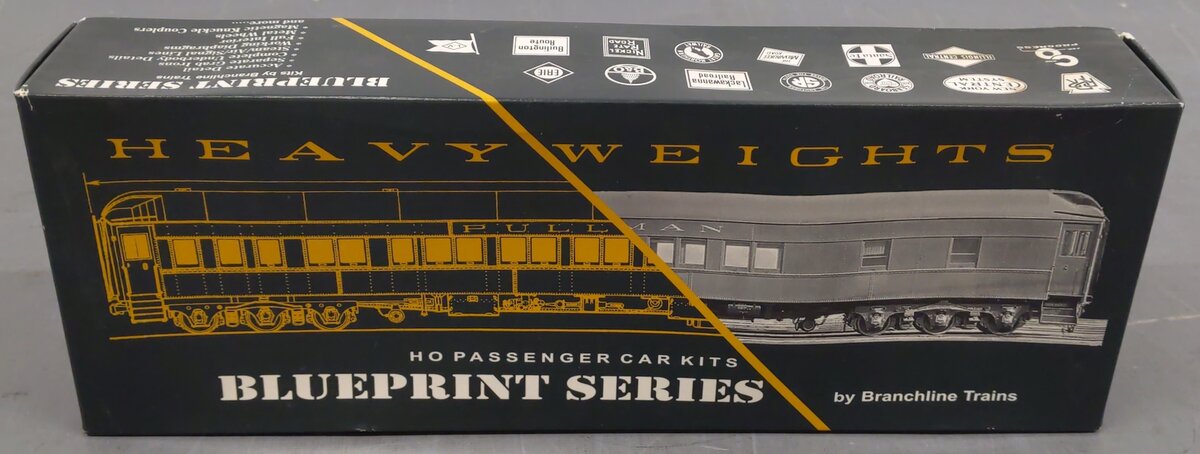 Branchline Trains 5107 HO 80' Boston & Maine Single Window Coach Car #4623 Kit EX/Box