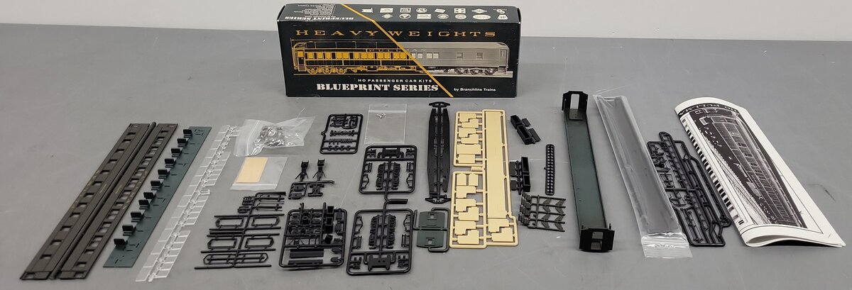 Branchline Trains 5602 HO Scale 6-3 Pullman Sleeper Brahms Kit EX/Box
