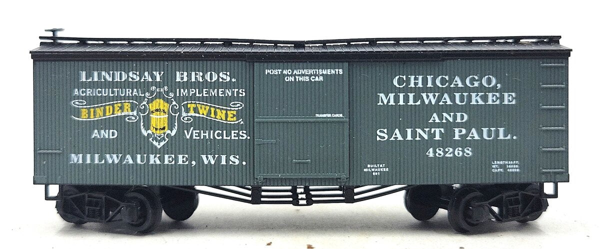Roundhouse 8754 N Scale Lindsey Brothers Billboard Boxcar #48268 EX/Box