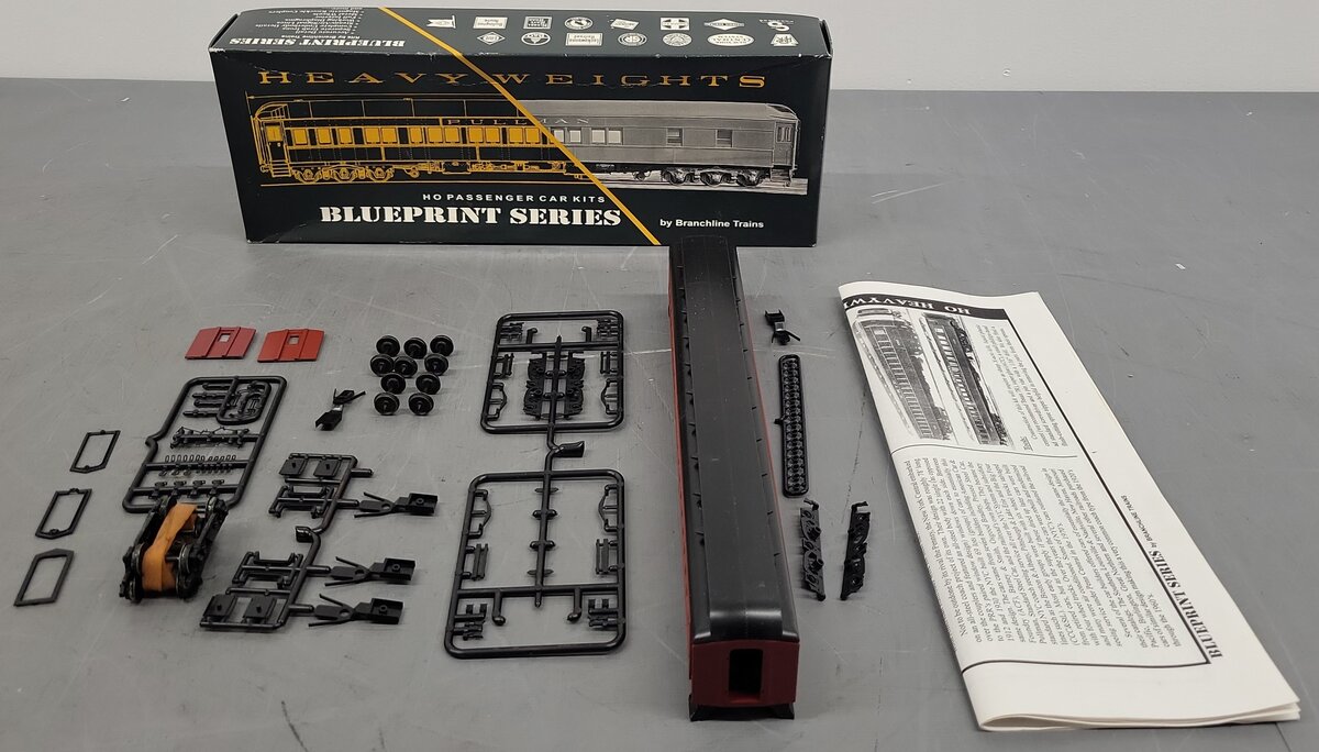 Branchline Trains 5106 HO Scale Canadian Pacific 80' Single Window Coach #1853 EX/Box