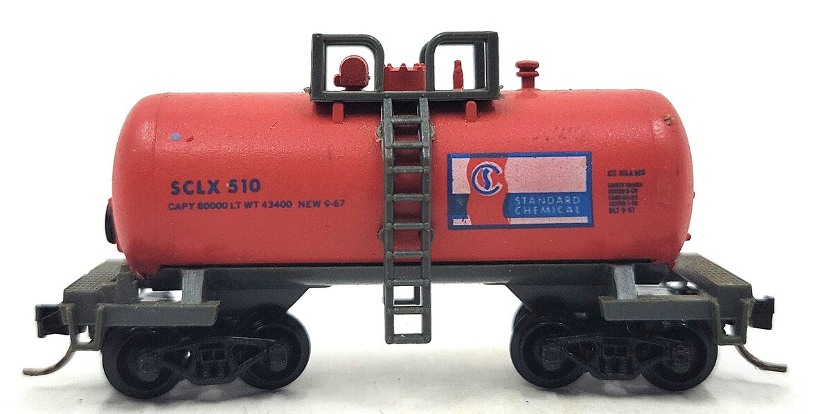 Atlas 3244 N Scale Standard Chemical Tank Car #510 EX/Box