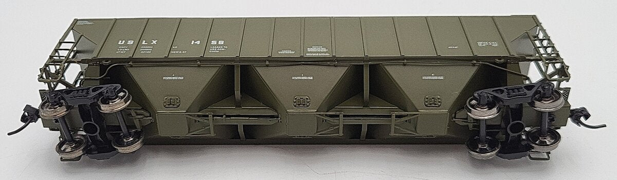 Proto 2000 23377 HO USLX PS-2CD High Side Covered Hopper #1456 LN/Box
