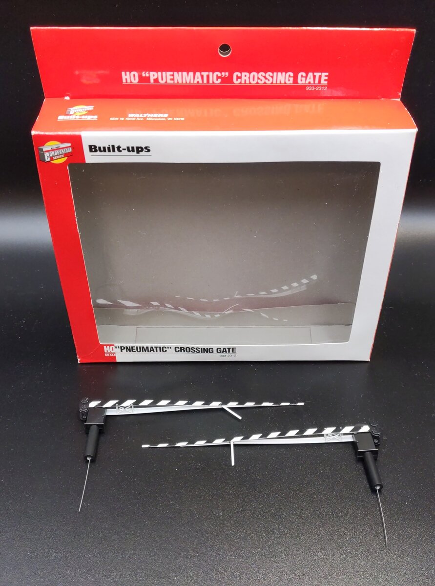 Walthers 933-2312 HO Scale Pneumatic Crossing Gate (Box of 2) EX/Box